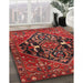 Machine Washable Traditional Cherry Red Rug in a Family Room, wshtr4165