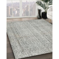 Traditional Pale Silver Gray Persian Rug, tr4167