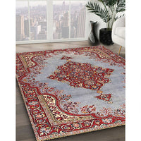 Traditional Tan Brown Medallion Rug, tr4171