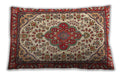 Traditional Classic Rectangular Red Lumbar Throw Pillow, 13 inch by 19 inch, lbtr4172