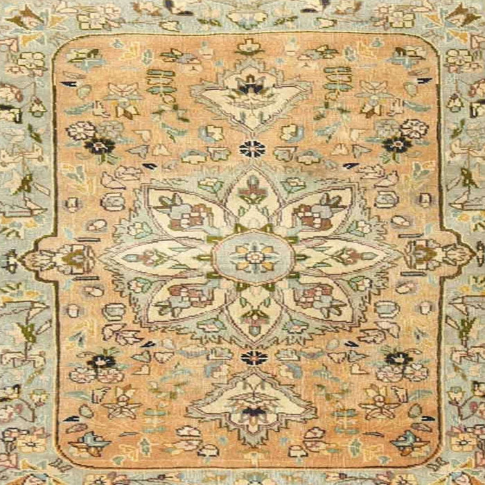 Square Traditional Cinnamon Brown Persian Rug, tr4173