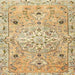 Square Traditional Cinnamon Brown Persian Rug, tr4173