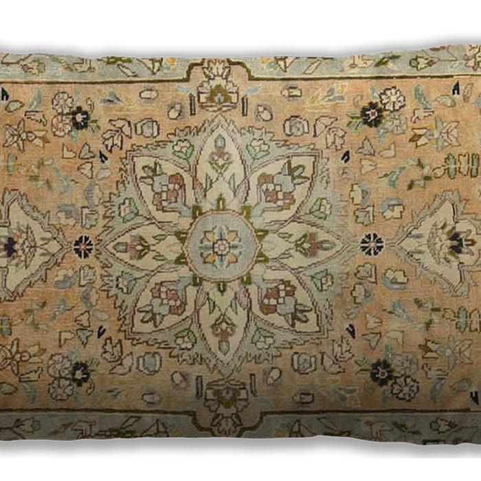 Traditional Classic Rectangular Cinnamon Brown Lumbar Throw Pillow, 13 inch by 19 inch, lbtr4173