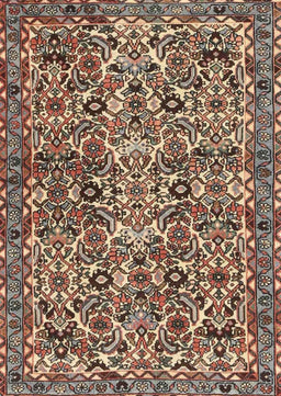 Machine Washable Traditional Red Brown Rug, wshtr4174