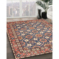 Traditional Chestnut Brown Persian Rug, tr4175