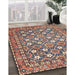 Traditional Chestnut Brown Persian Rug in Family Room, tr4175
