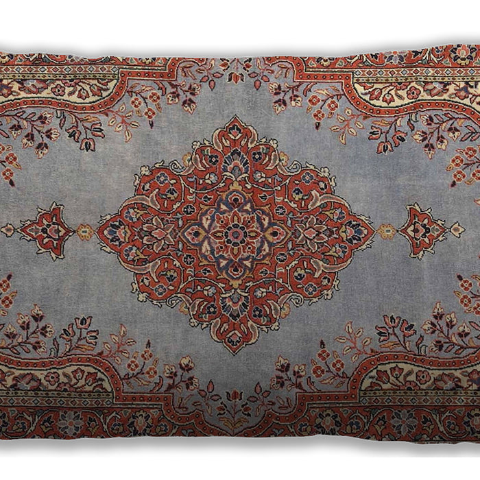 Traditional Classic Rectangular Tan Brown Lumbar Throw Pillow, 13 inch by 19 inch, lbtr4176