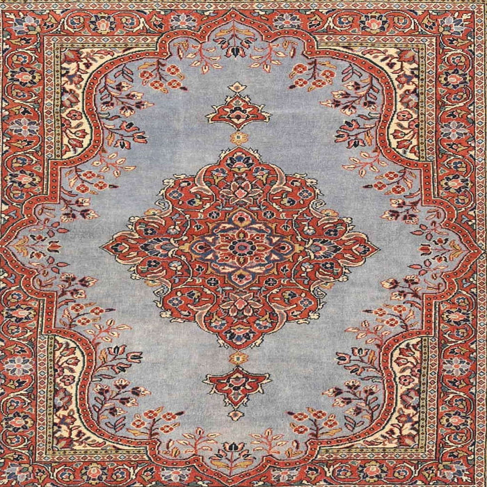 Square Traditional Tan Brown Persian Rug, tr4176