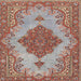 Square Traditional Tan Brown Persian Rug, tr4176