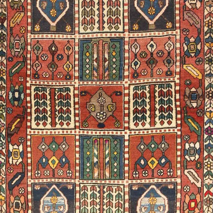 Traditional Saffron Red Persian Rug, tr4177