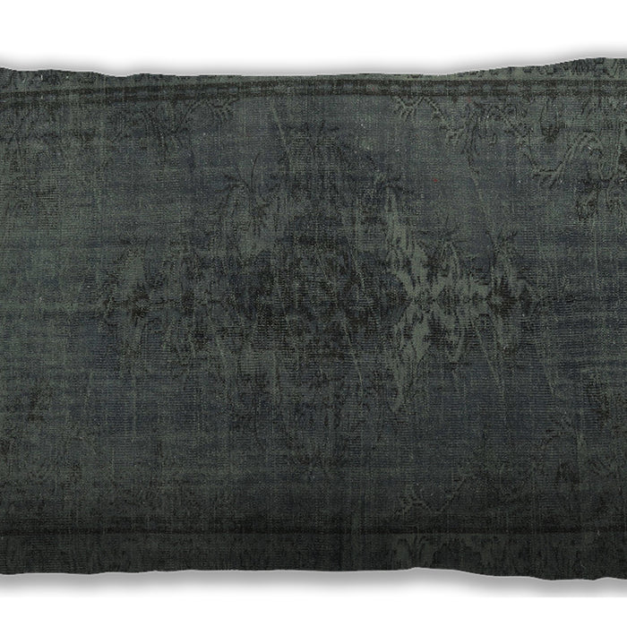 Traditional Classic Rectangular Gray Lumbar Throw Pillow, 13 inch by 19 inch, lbtr4183