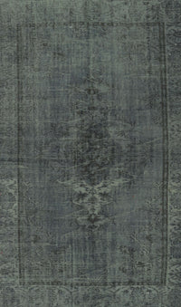 Machine Washable Traditional Grey Gray Rug, wshtr4183