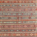 Square Traditional Camel Brown Persian Rug, tr4187