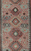 Machine Washable Traditional Chestnut Brown Rug, wshtr4188