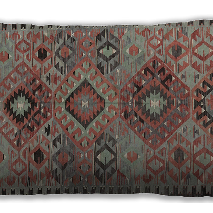 Traditional Classic Rectangular Chestnut Brown Lumbar Throw Pillow, 13 inch by 19 inch, lbtr4188