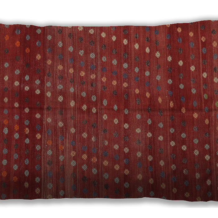 Traditional Classic Rectangular Red Lumbar Throw Pillow, 13 inch by 19 inch, lbtr4192