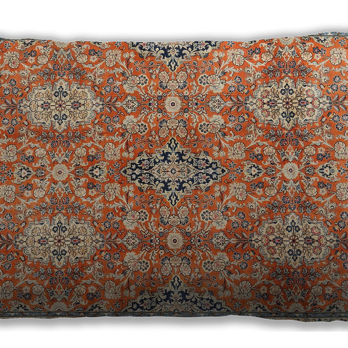 Traditional Classic Rectangular Mahogany Brown Lumbar Throw Pillow, 13 inch by 19 inch, lbtr4196