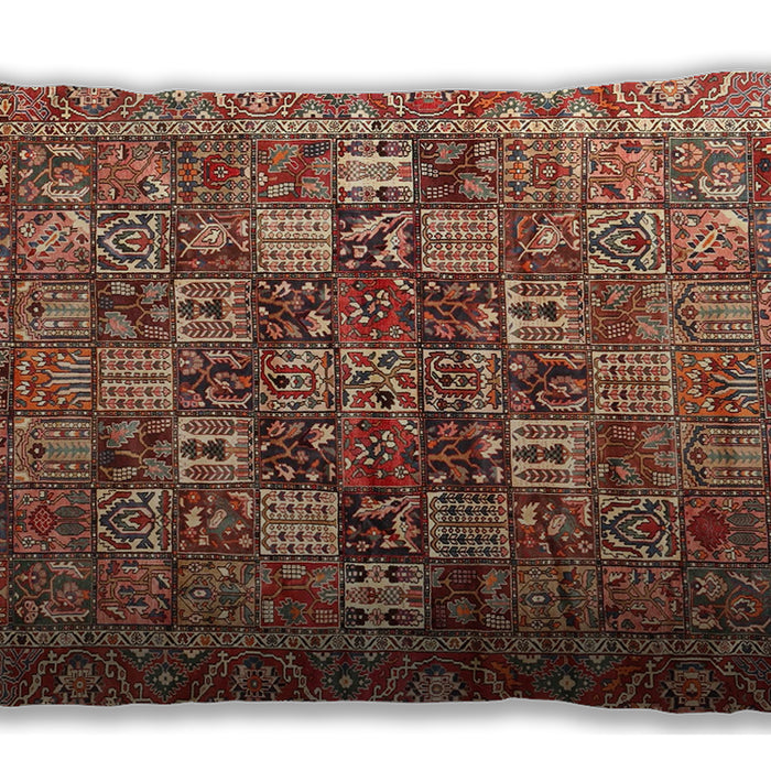 Traditional Classic Rectangular Tangerine Pink Lumbar Throw Pillow, 13 inch by 19 inch, lbtr4197