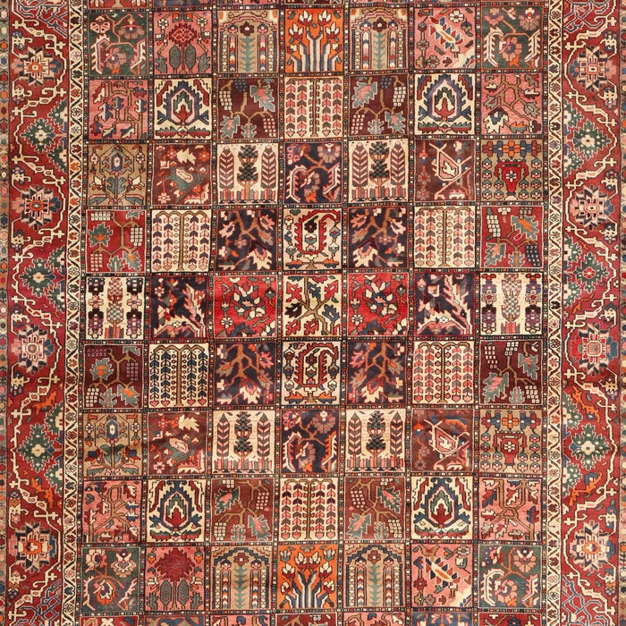 Traditional Tangerine Pink Persian Rug, tr4197