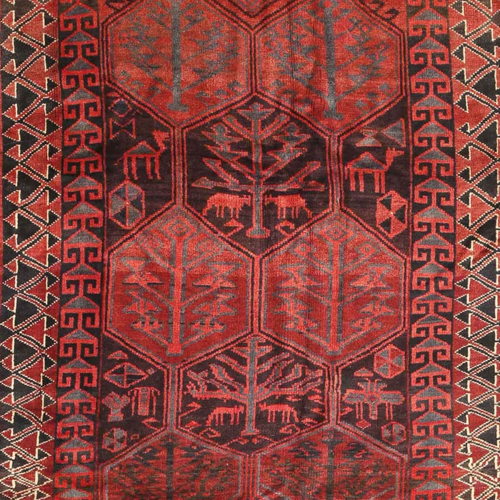 Traditional Red Persian Rug, tr4198
