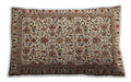 Traditional Classic Rectangular Sienna Brown Lumbar Throw Pillow, 13 inch by 19 inch, lbtr419