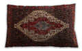 Traditional Classic Rectangular Sienna Brown Lumbar Throw Pillow, 13 inch by 19 inch, lbtr41