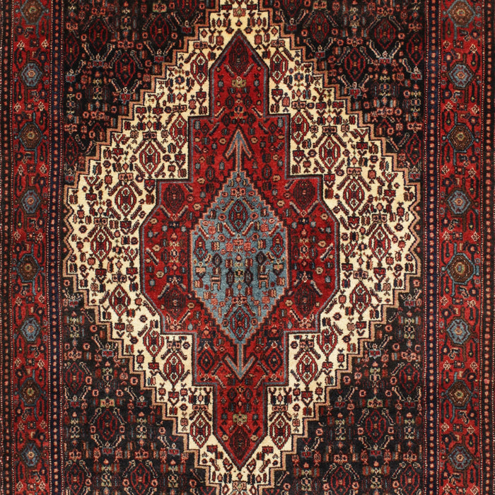 Traditional Sienna Brown Persian Rug, tr41