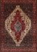 Machine Washable Traditional Sienna Brown Rug, wshtr41