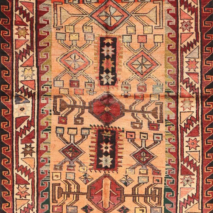 Traditional Sand Brown Persian Rug, tr4202