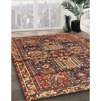 Traditional Saffron Red Persian Rug, tr4203