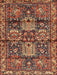 Traditional Saffron Red Persian Rug, tr4203