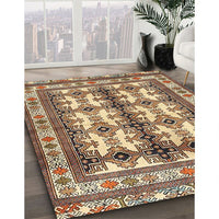 Traditional Saddle Brown Persian Rug, tr4205