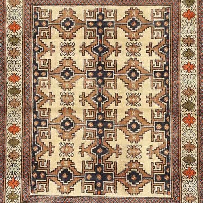 Traditional Saddle Brown Persian Rug, tr4205