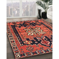 Traditional Rust Pink Persian Rug, tr4206