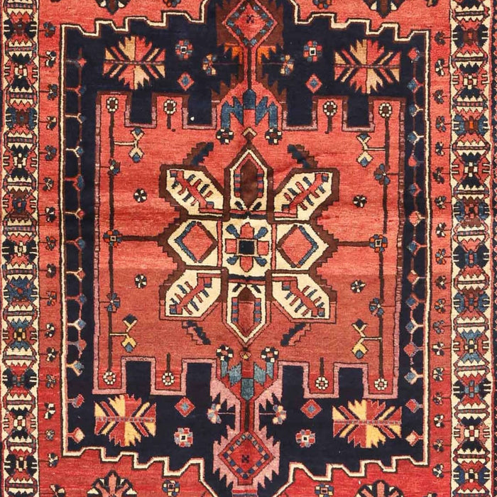 Traditional Rust Pink Persian Rug, tr4206