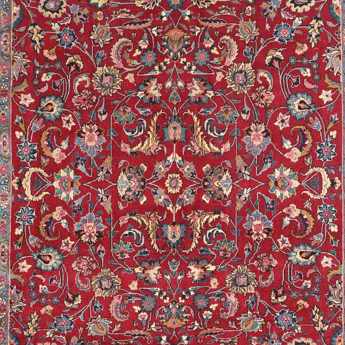 Traditional Orange Salmon Pink Persian Rug, tr4210