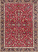 Machine Washable Traditional Light Copper Gold Rug, wshtr4211