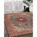 Machine Washable Traditional Camel Brown Rug in a Family Room, wshtr4212