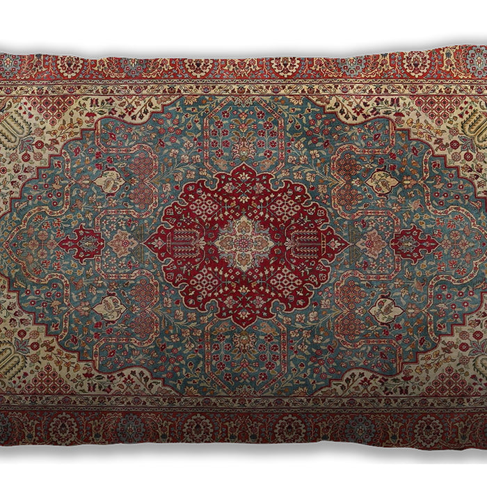 Traditional Classic Rectangular Camel Brown Lumbar Throw Pillow, 13 inch by 19 inch, lbtr4212