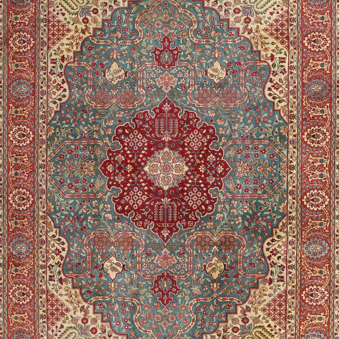 Traditional Camel Brown Medallion Rug, tr4212