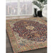 Machine Washable Traditional Red Brown Rug in a Family Room, wshtr4214