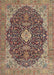 Machine Washable Traditional Red Brown Rug, wshtr4214