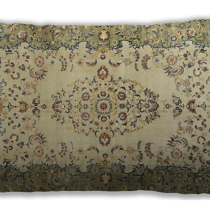 Traditional Classic Rectangular Brown Lumbar Throw Pillow, 13 inch by 19 inch, lbtr4216
