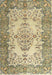 Machine Washable Traditional Brown Rug, wshtr4216