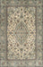 Machine Washable Traditional Brown Rug, wshtr4217