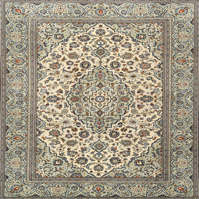 Round Machine Washable Traditional Brown Rug, wshtr4218