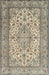 Machine Washable Traditional Brown Rug, wshtr4218