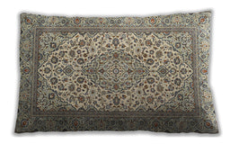 Traditional Classic Rectangular Brown Lumbar Throw Pillow, 13 inch by 19 inch, lbtr4218