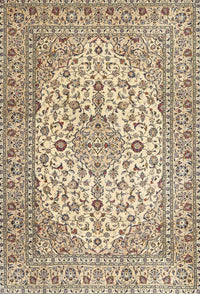 Machine Washable Traditional Brown Rug, wshtr4219