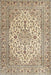 Machine Washable Traditional Brown Rug, wshtr4219